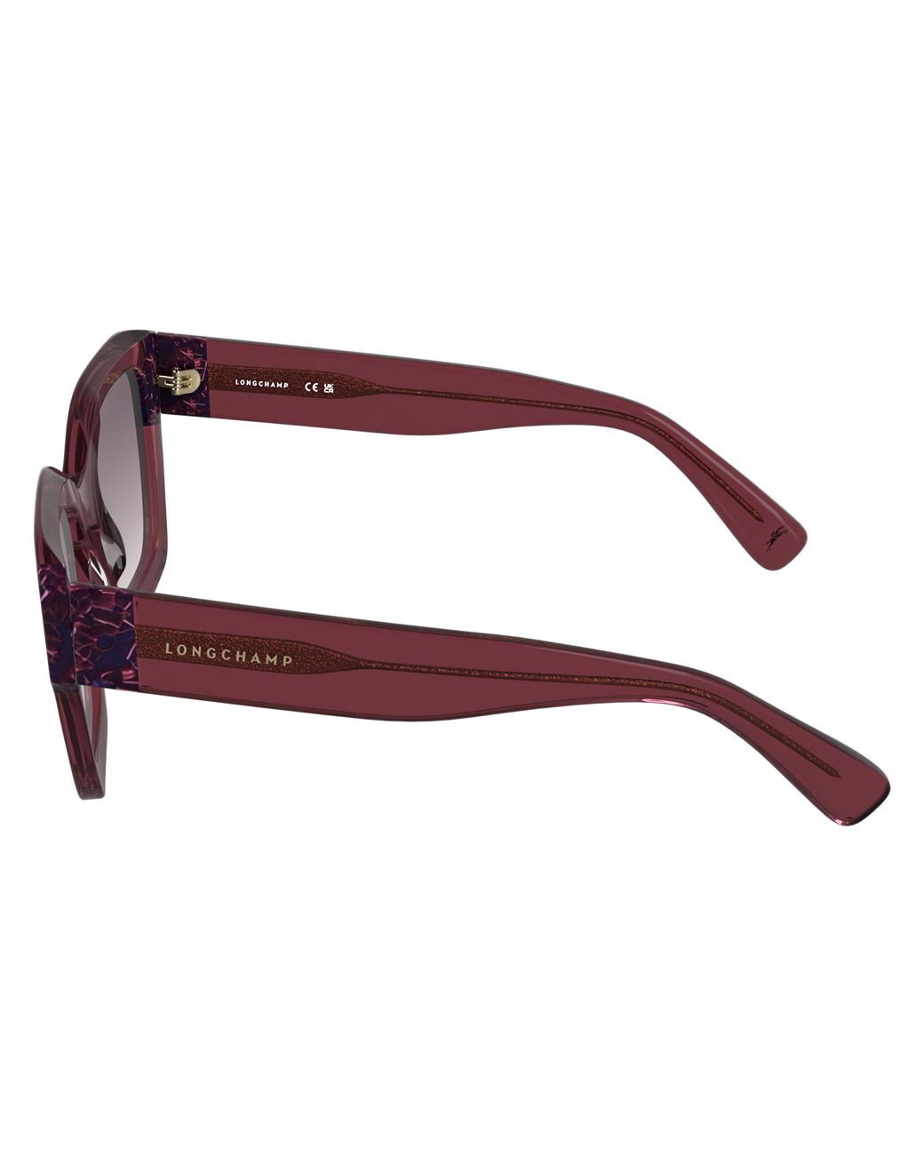 Longchamp Black Lo771S 615 Sunglasses Acetate Squared Normal