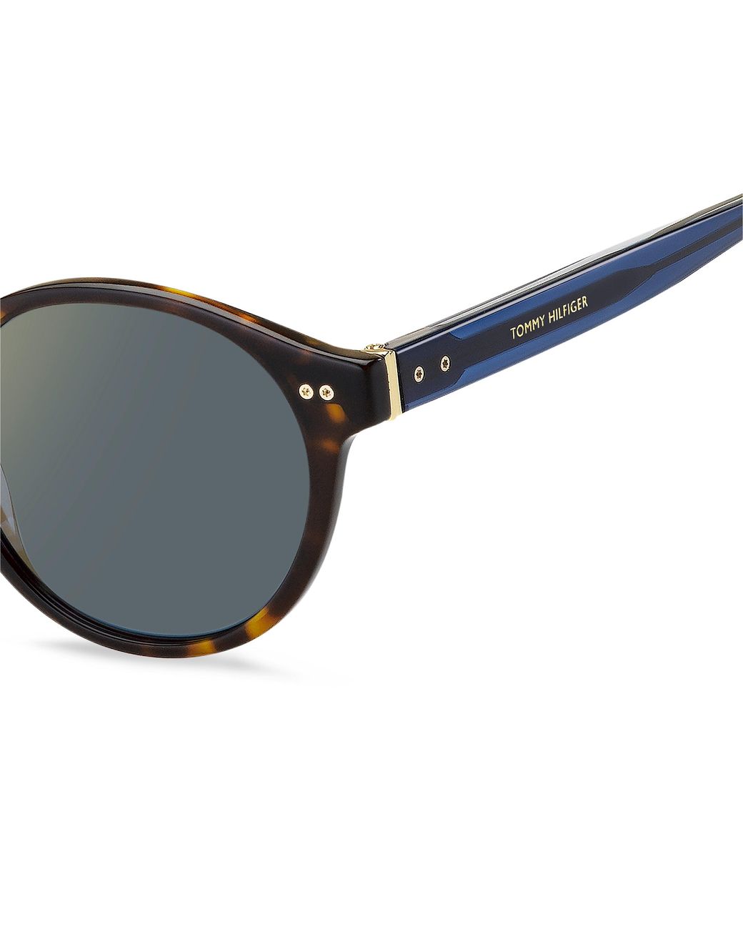 Tommy Hilfiger Black Th 1795/S 086/K1 Sunglasses Acetate/ Round Mirror for men