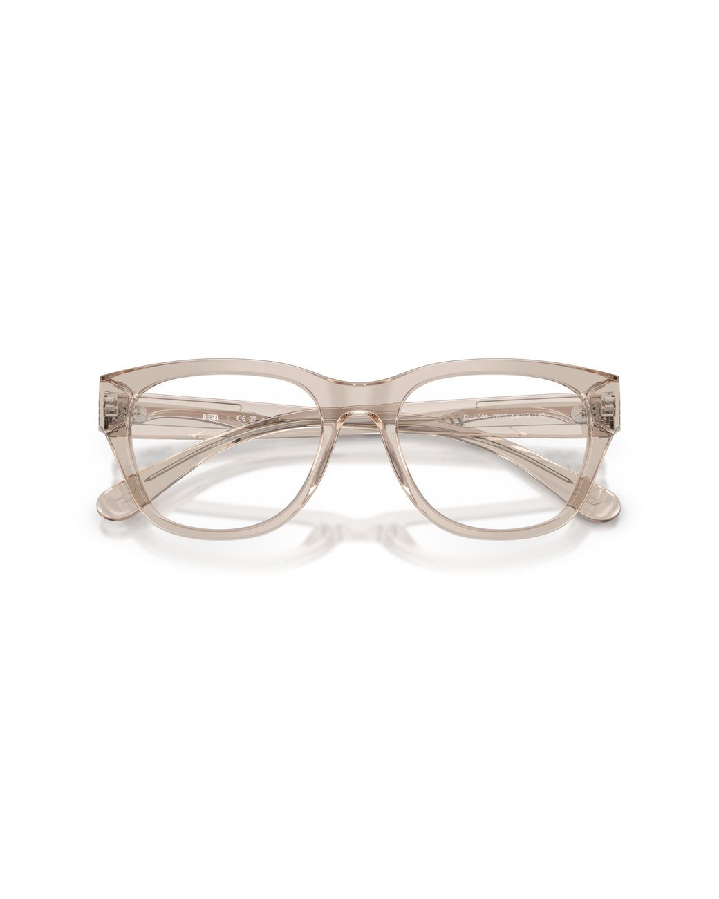 DIESEL Black Dl4001 2007 Optical Frames Acetate Squared Normal