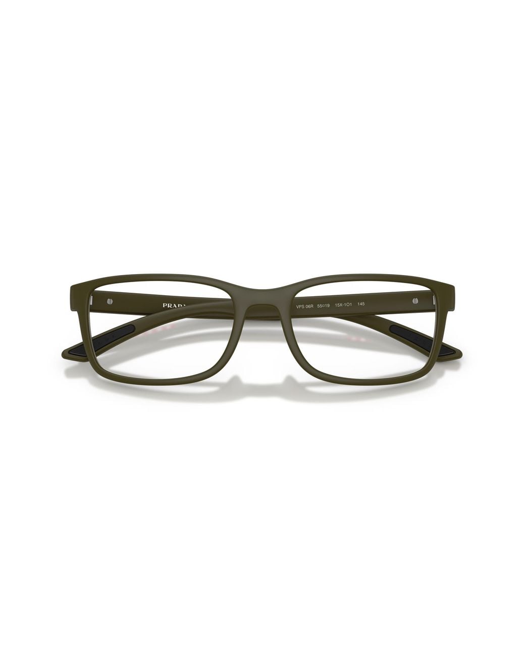 Prada Linea Rossa Black Ps 06Rv 15X1O1 Optical Frames Injected Pillow Normal for men
