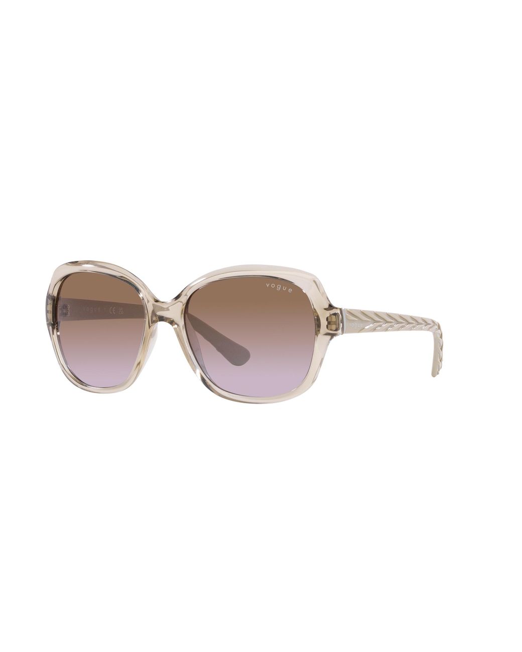 Vogue Eyewear Black Vo2871S 299068 Sunglasses Injected Squared Normal Shaded