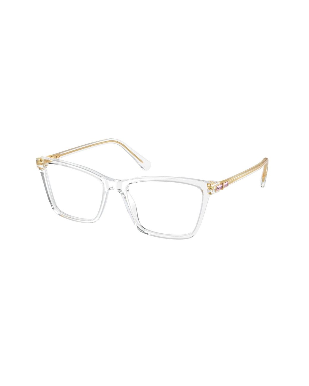 Swarovski Black Sk2015 1027 Optical Frames Acetate Squared Normal