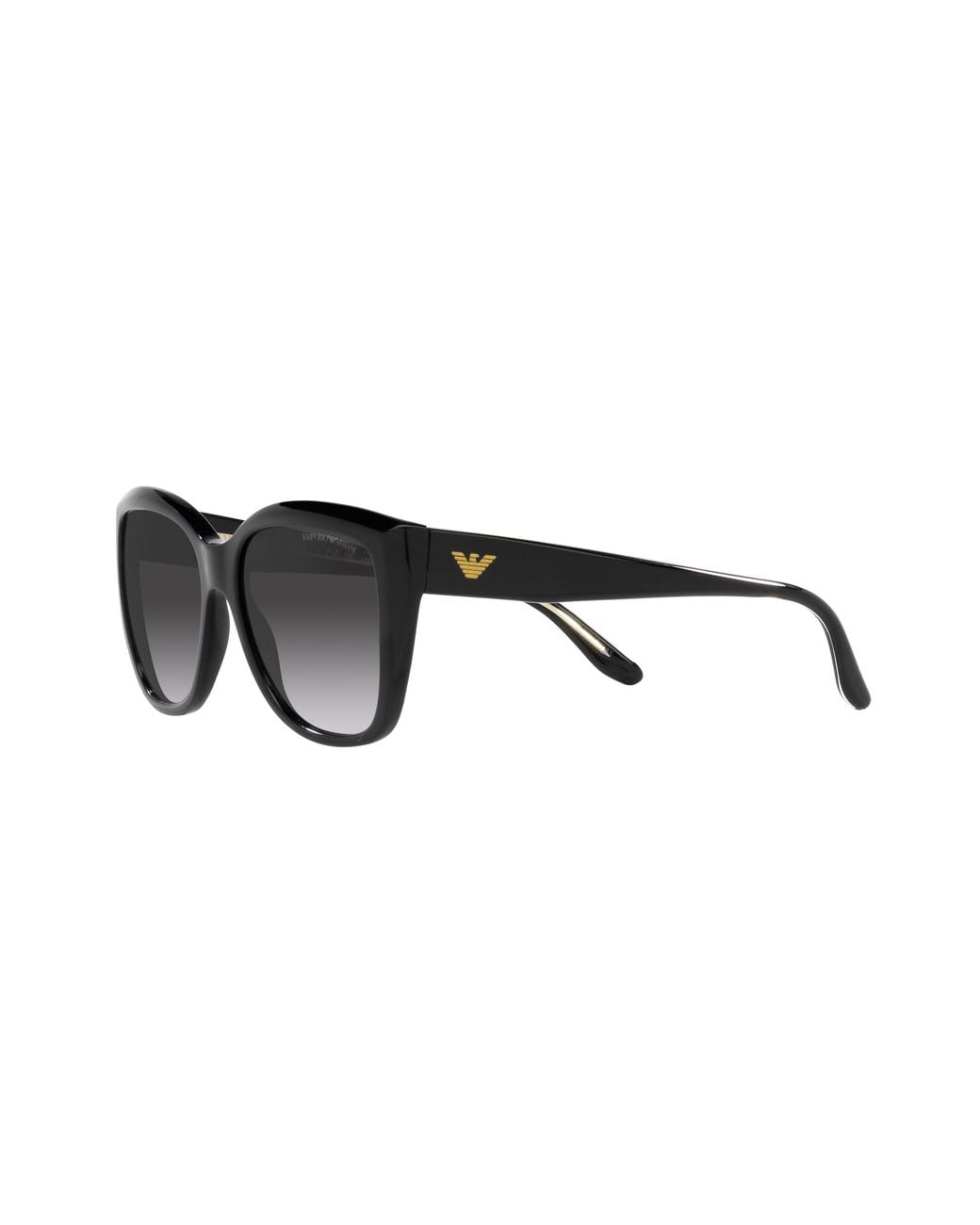 Emporio Armani Black Ea4198 50178G Sunglasses Acetate Cat Eye Normal Shaded