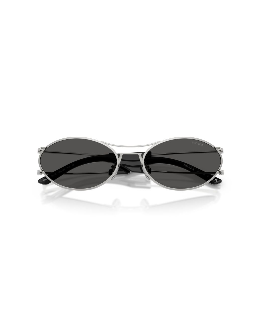 Prada Black Pr D61S 1Bc08Z Sunglasses Metal Round Normal