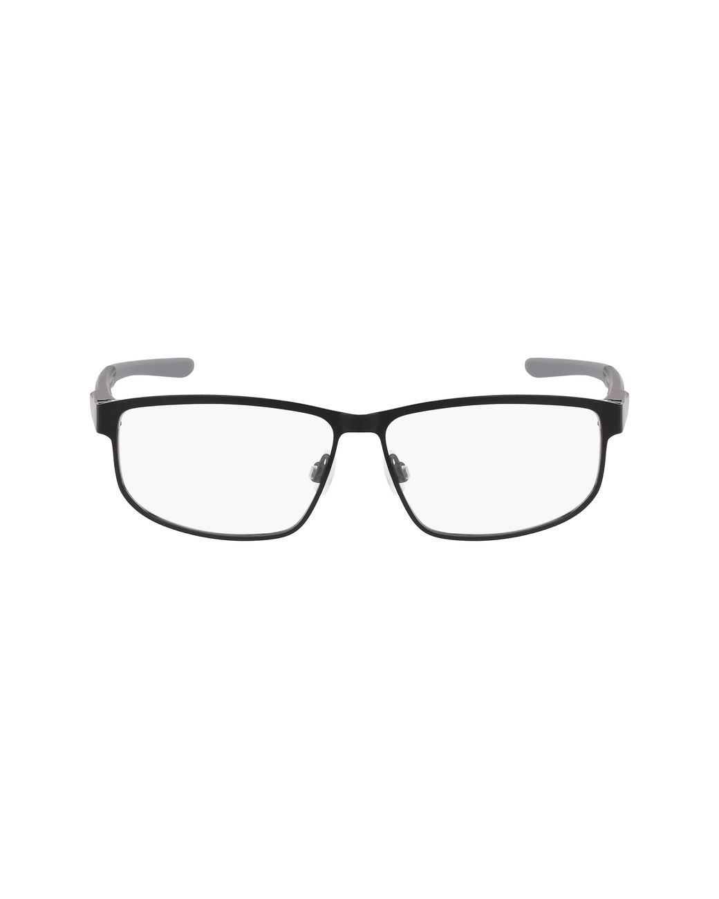 Nike Black 8157 001 Optical Frames Metal Squared Normal for men