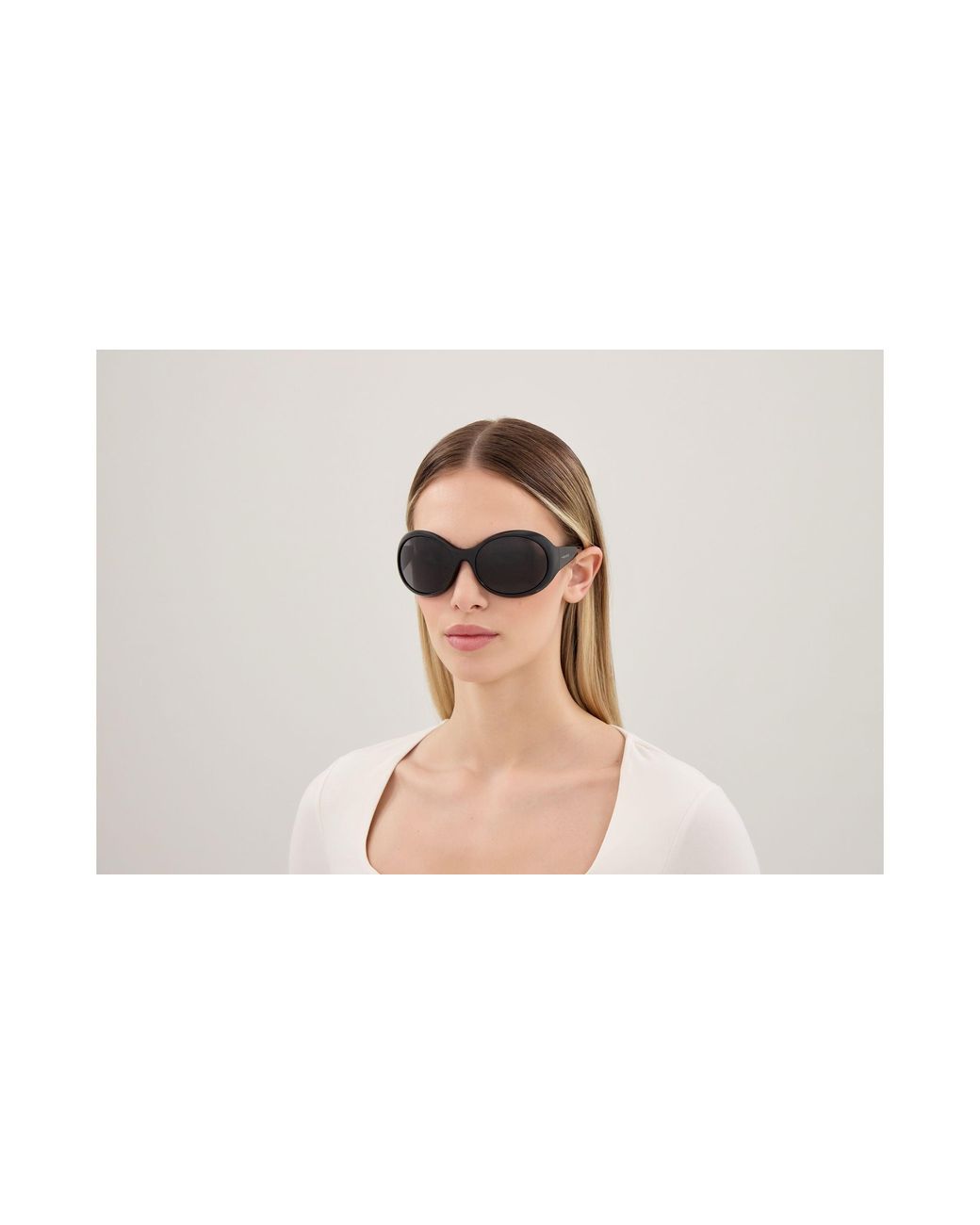 McQueen Black Am0592S 001 Sunglasses Bio-Injected Round