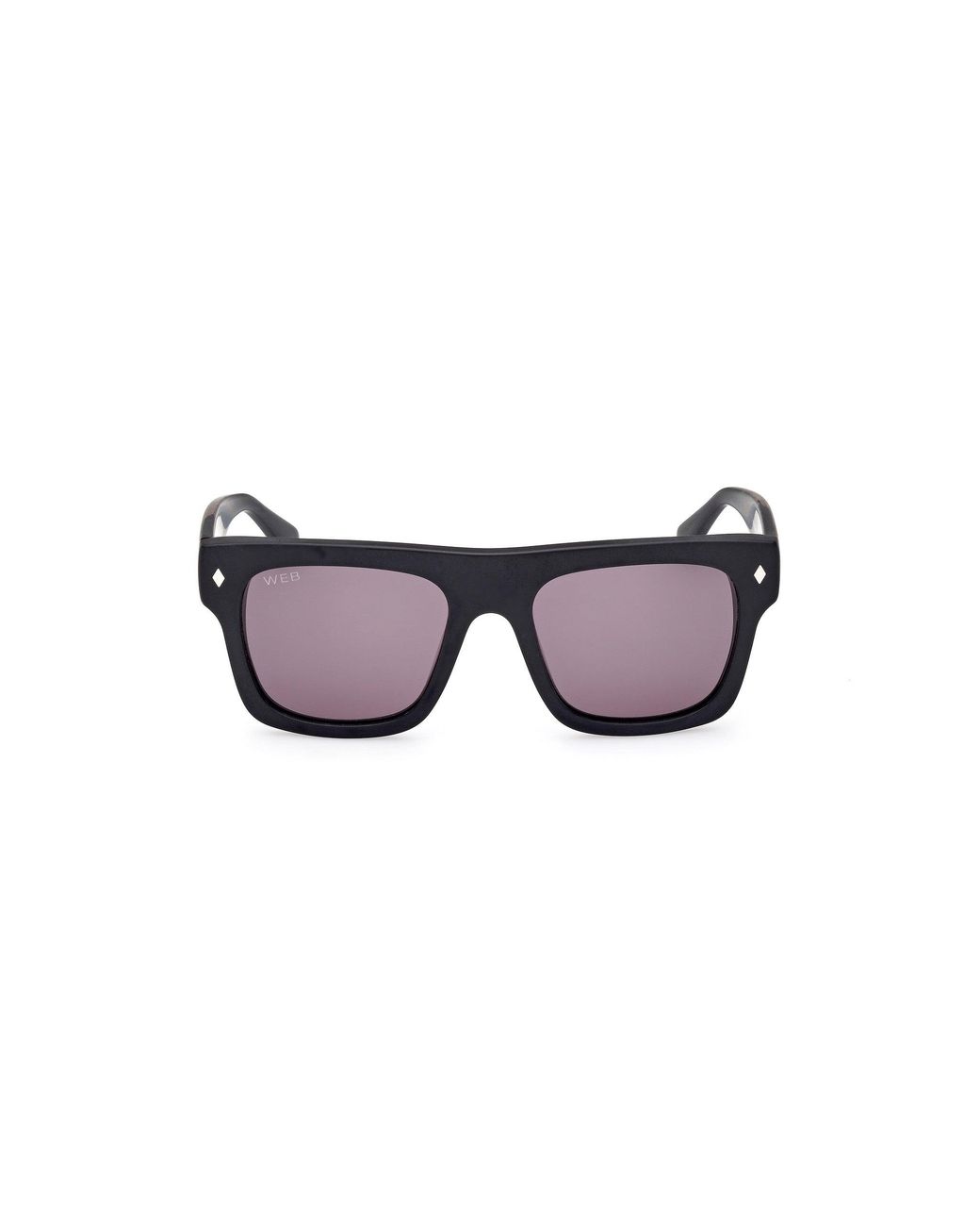 Web Black We0354 02A Sunglasses Acetate Smoke Squared Normal for men