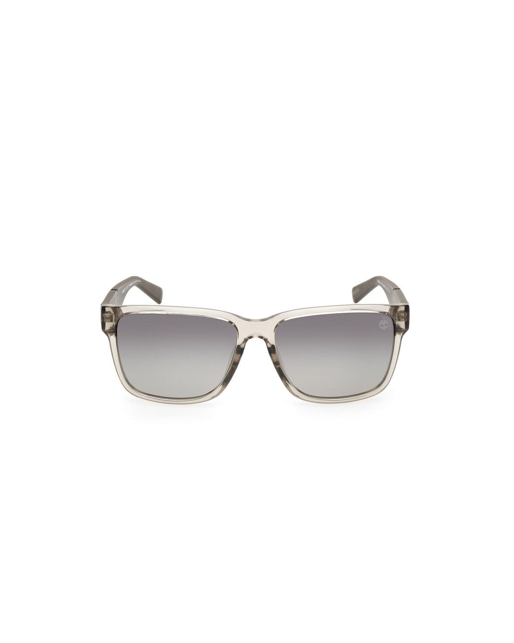 Timberland Black Tb9335-H 45D Sunglasses Injected Smoke Squared Polarized for men