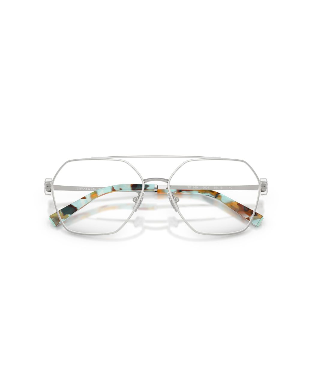 Tiffany & Co Black Tf1169 6001 Optical Frames Steel Geometric Normal
