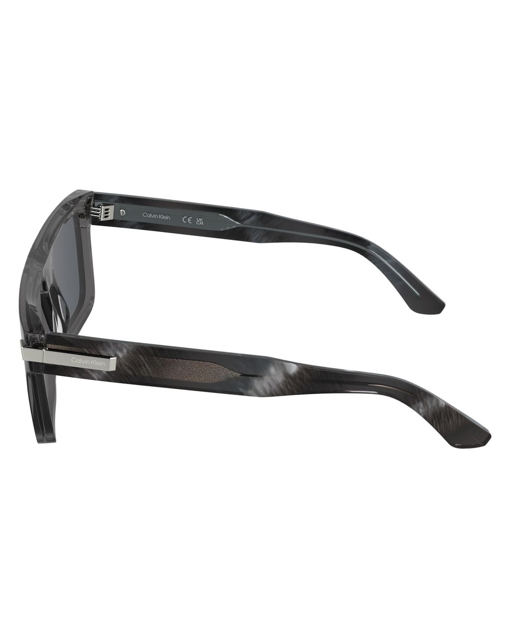 Calvin Klein Black Ck26505S 035 Sunglasses Acetate Smoke Squared Normal