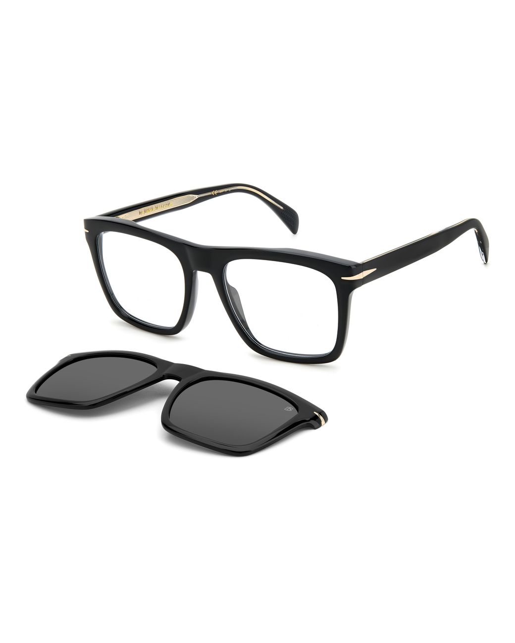David Beckham Black Db 7000/Cs 807/M9 Sunglasses Acetate Squared Polarized for men