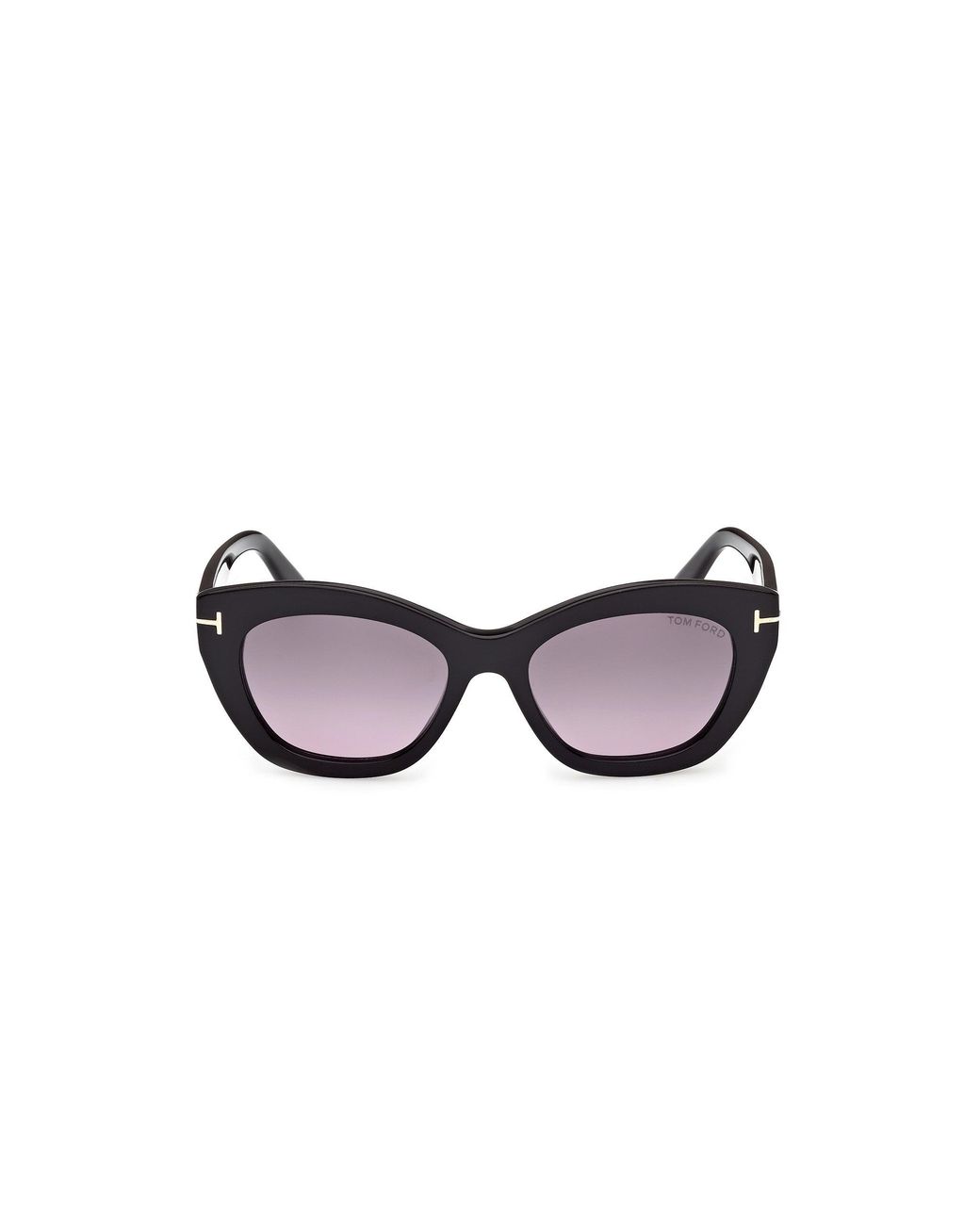 Tom Ford Black Ft1285 Linda-02 01B Sunglasses Acetate Smoke Butterfly Normal