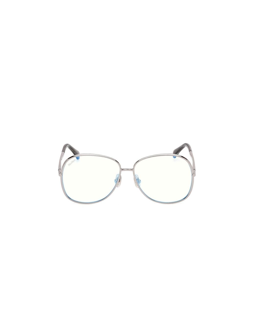 Max Mara Black Mm5256-B 14 Optical Frames Metal Geometric Normal