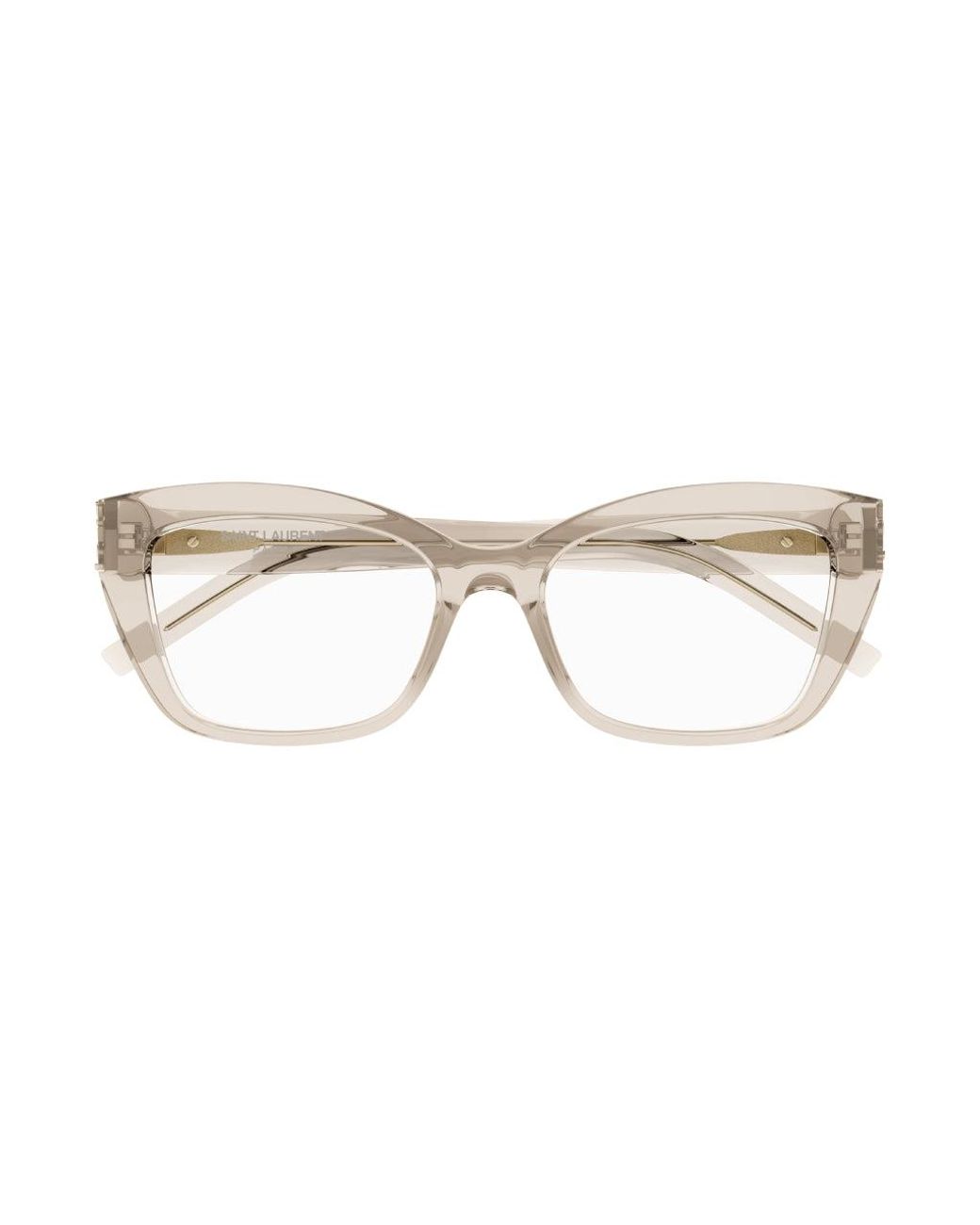Saint Laurent Black Sl M117 004 Optical Frames Acetate Cat Eye "Antiriflesso"