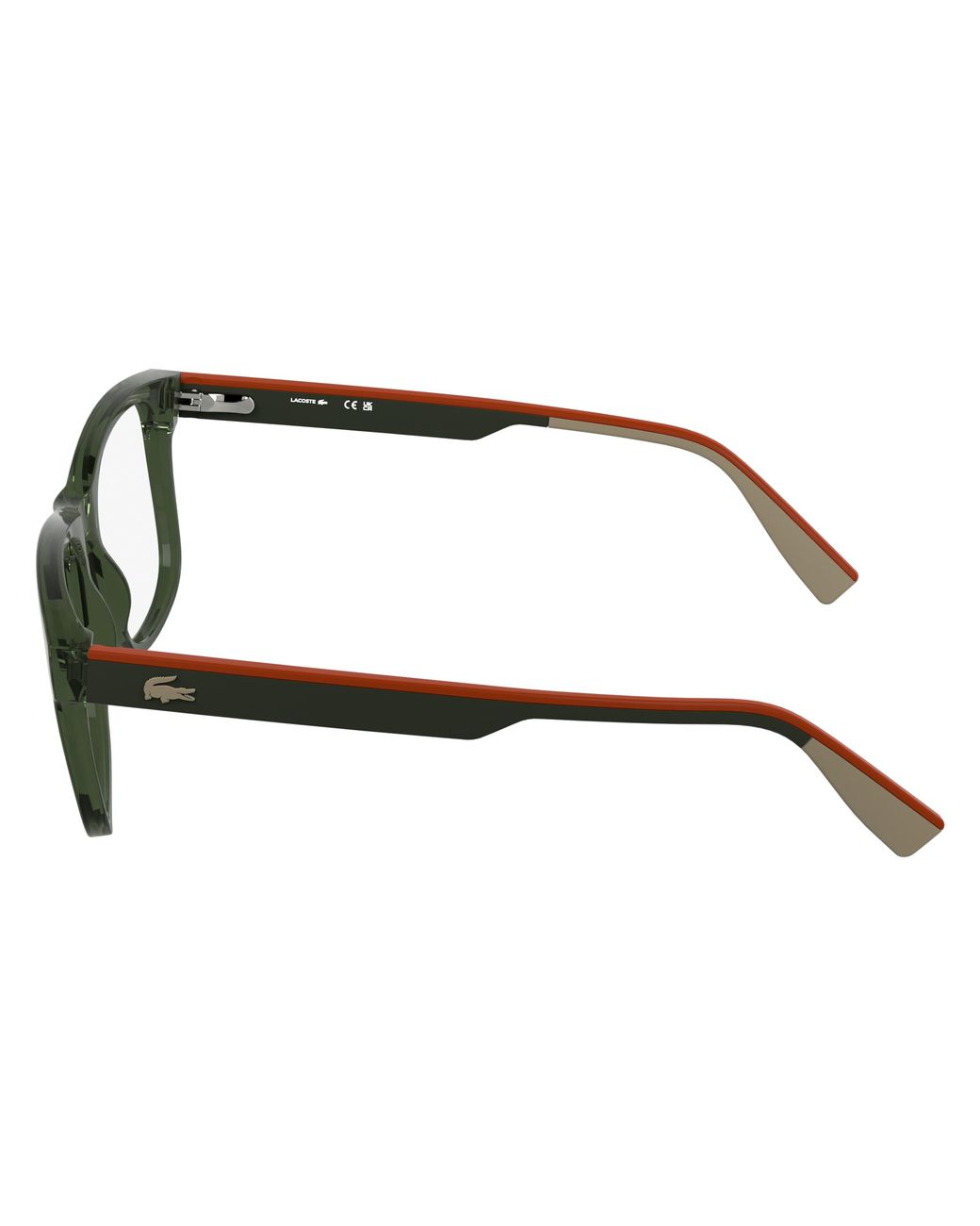 Lacoste Black L4004 275 Optical Frames Bio-Injected Squared Normal for men