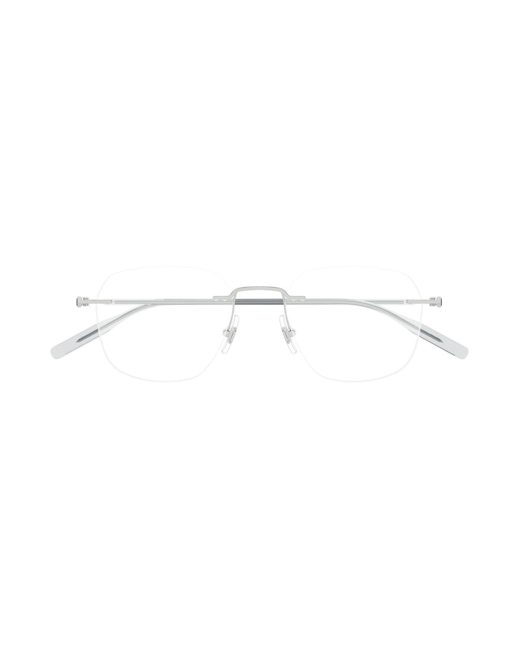 Montblanc Black Mb0471O 004 Optical Frames Metal Transparent Round for men