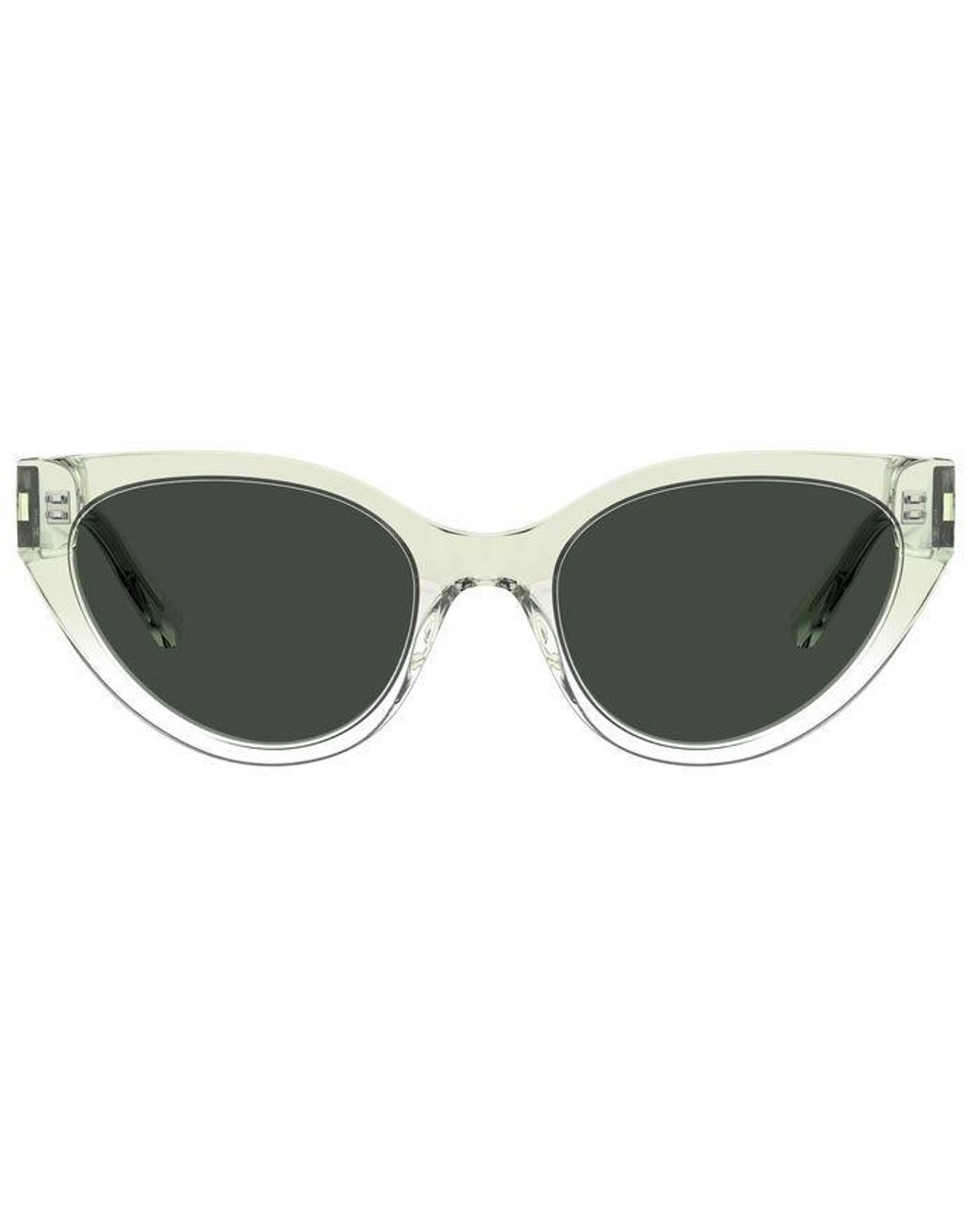 Moschino Black Mol064/S 1Ed/Qt Sunglasses Injected Cat Eye Normal