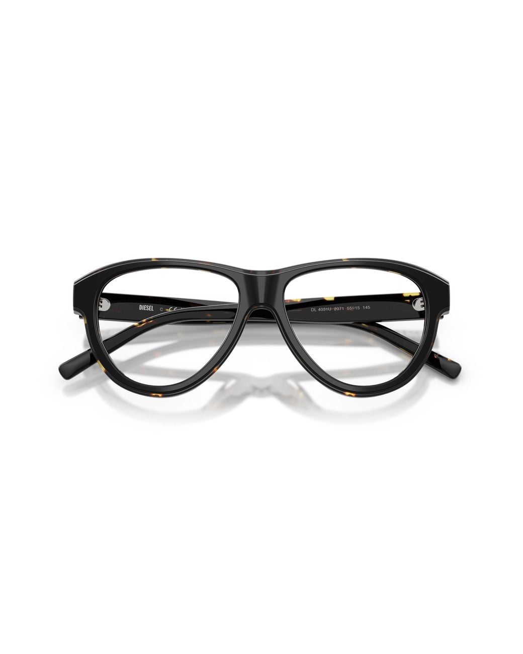 DIESEL Black Dl4031U 2071 Optical Frames Acetate Transparent Pilot Normal