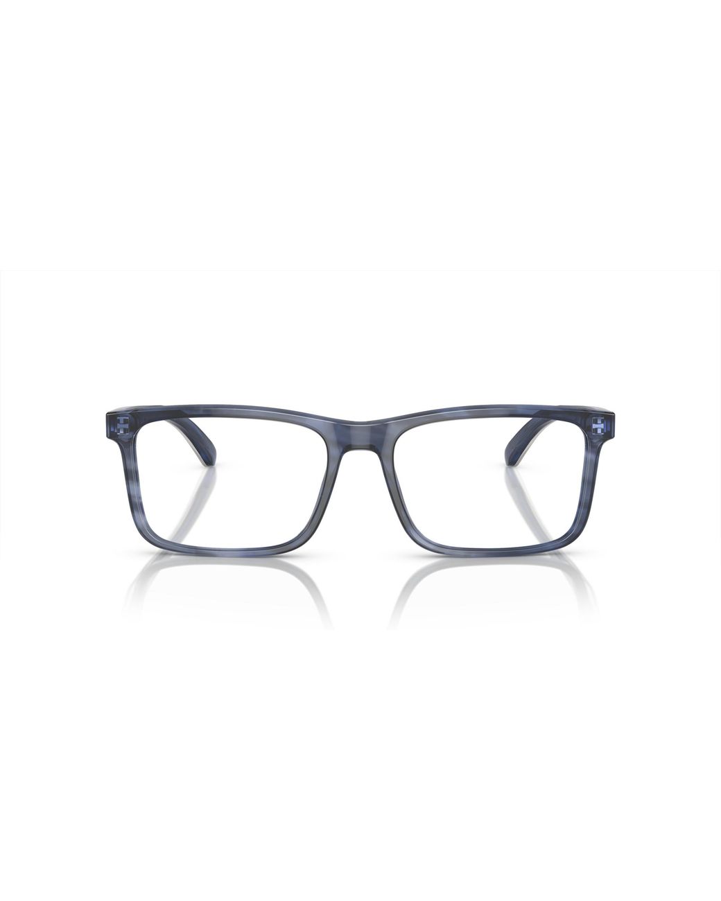Emporio Armani Black Ea3227 6055 Optical Frames Acetate Transparent Pillow Normal for men