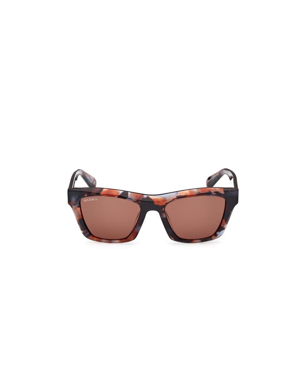 MAX&Co. Black Mo0145 54E Sunglasses Acetate Squared Normal