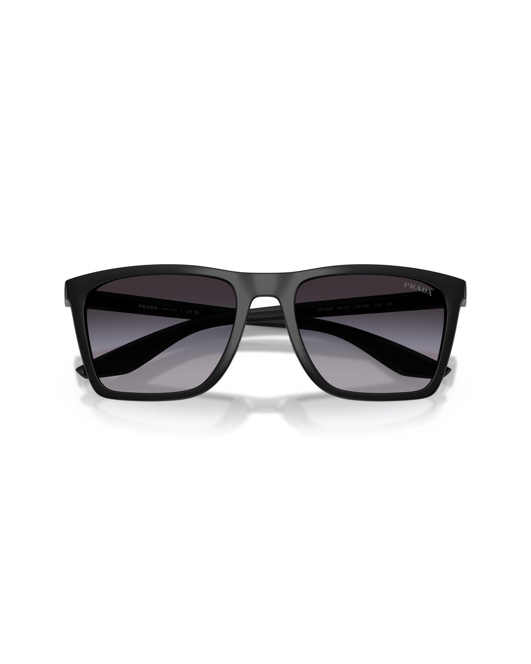 Prada Linea Rossa Black Ps B08S 1Ab09U Sunglasses Injected Pillow Normal Nuanced for men