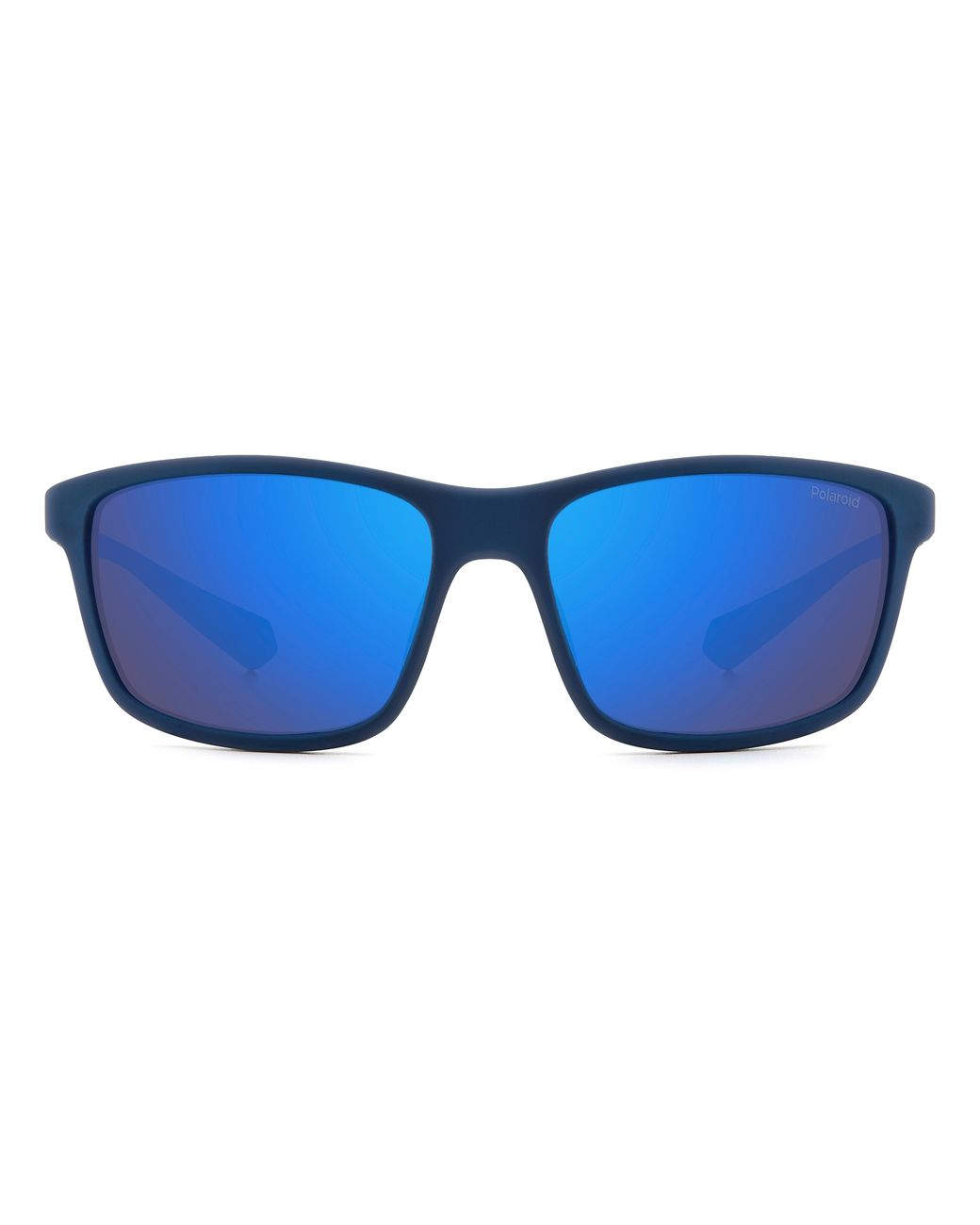 Polaroid Blue Pld 2153/S Fll/5X Sunglasses Eraser Wraparound Polarized Mirror for men