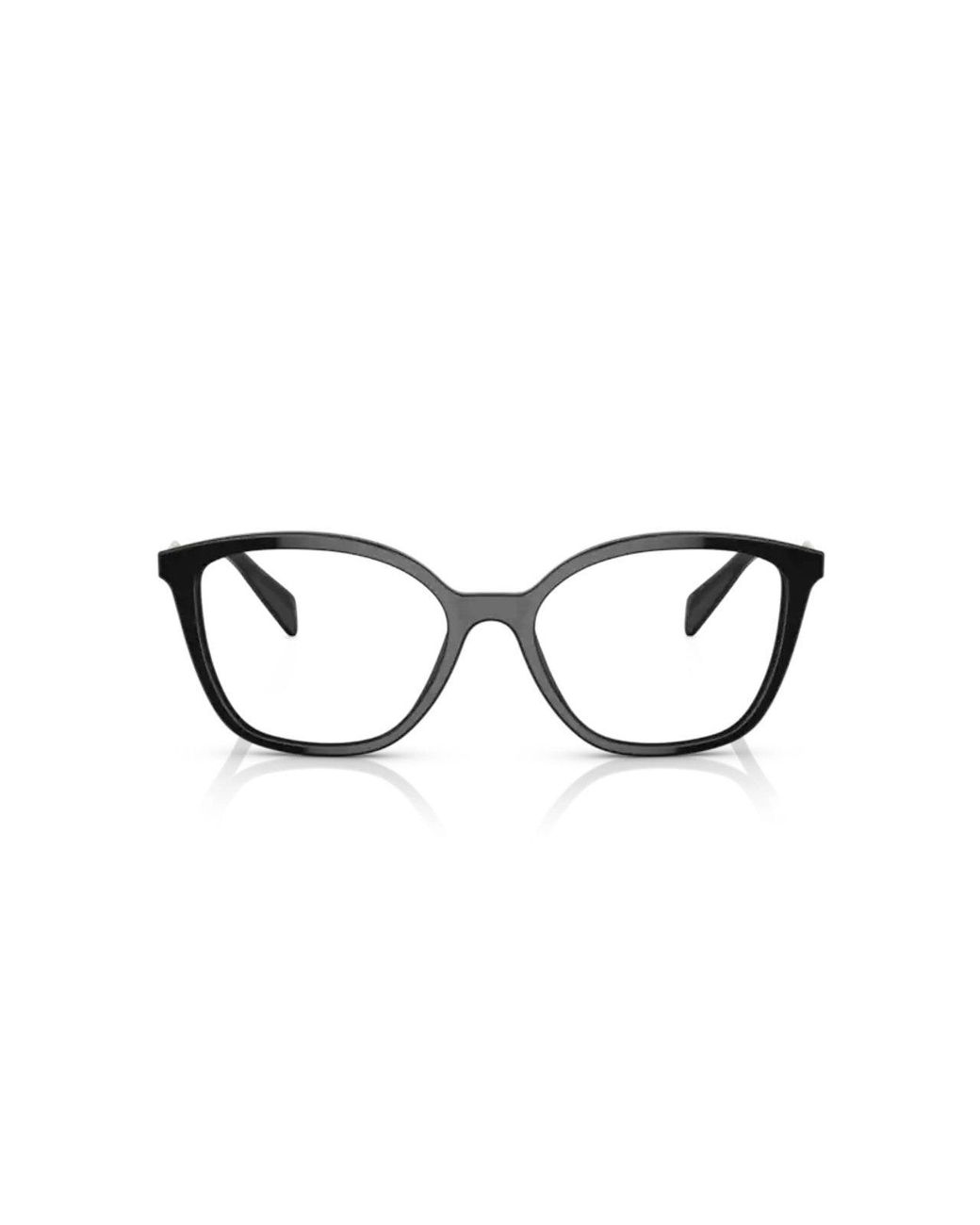 Prada Black Pr 02Zv 1Ab1O1 Optical Frames Acetate Butterfly Normal