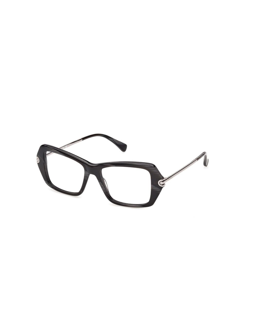 Max Mara Black Mm5255 63 Optical Frames Acetate Squared Normal