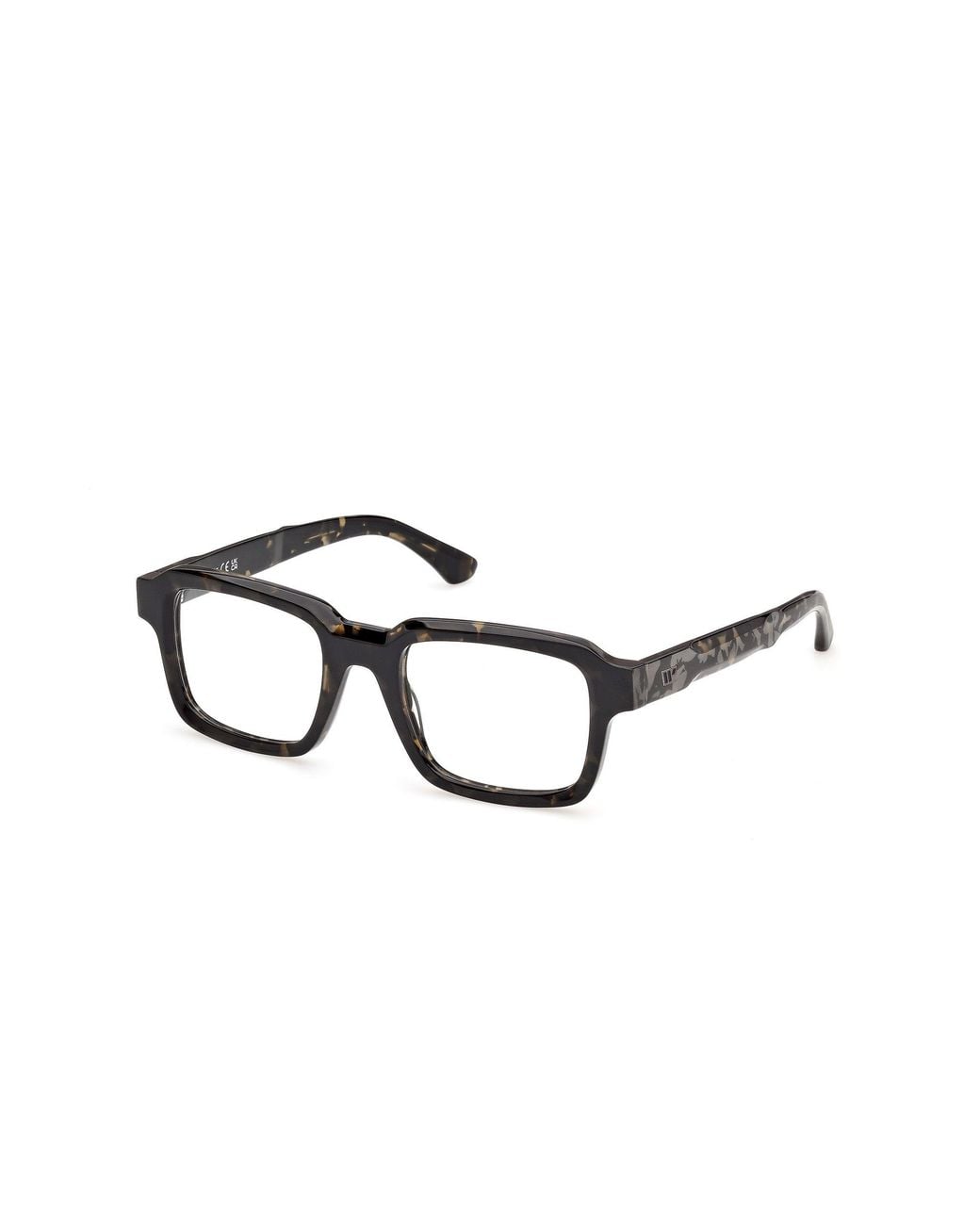 Web Black We5484 52 Optical Frames Acetate Squared Normal for men