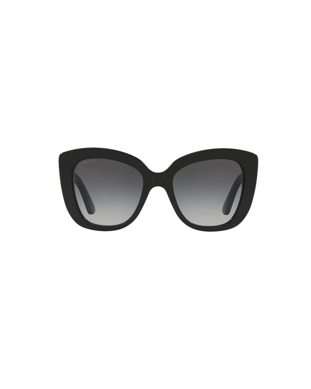 Gucci Black Gg0327S 001 Sunglasses Acetate Cat Eye Normal Shaded