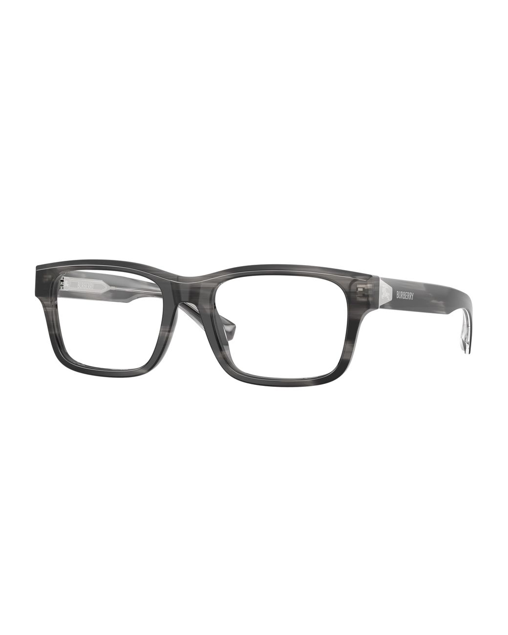 Burberry Black Be2469 4254 Optical Frames Acetate Transparent Squared Normal for men