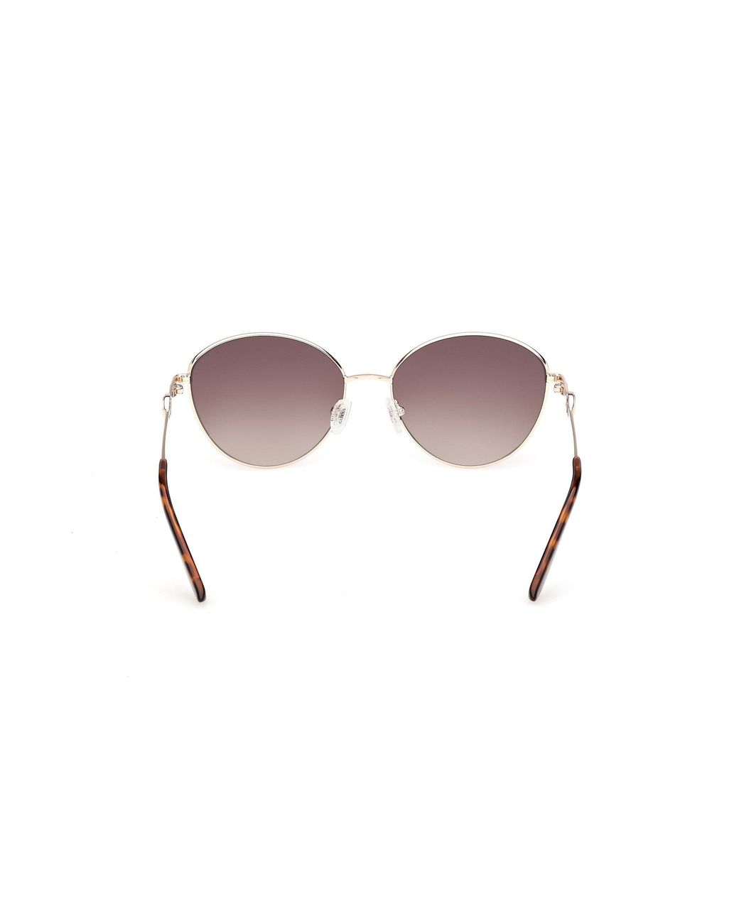 Guess Black Gu00284 32F Sunglasses Metal Round Normal