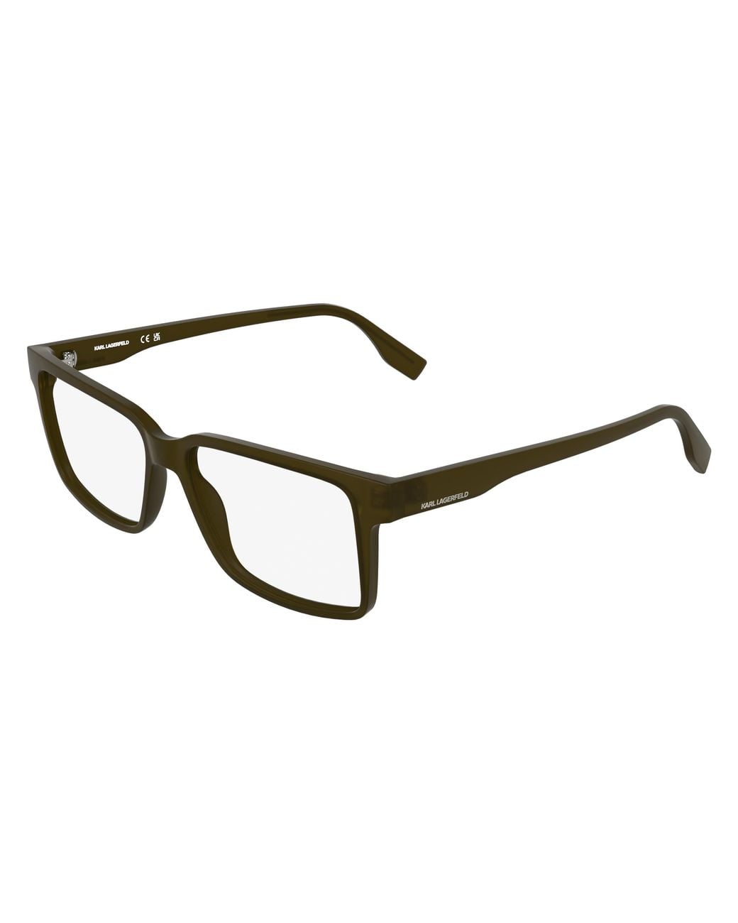 Karl Lagerfeld Black Kl6236 002 Optical Frames Bio-Injected Squared Normal for men