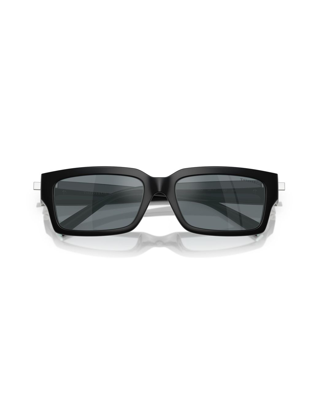 Tiffany & Co Black Tf4226U 80016G Sunglasses Injected Squared Mirrored