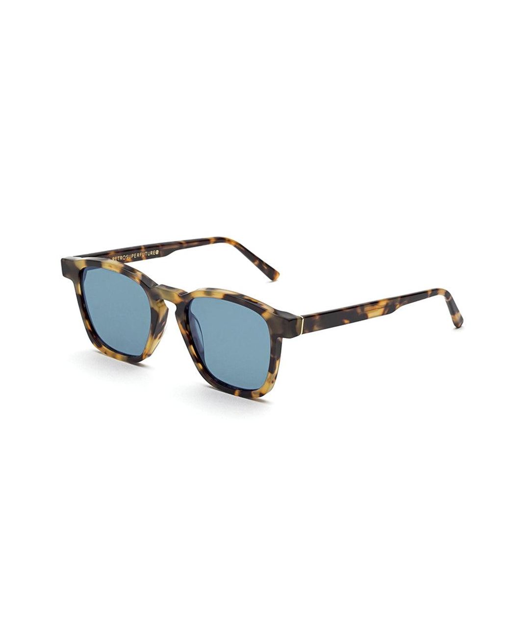 Retrosuperfuture Black V8F Unico Cheetah Sunglasses Acetate Squared
