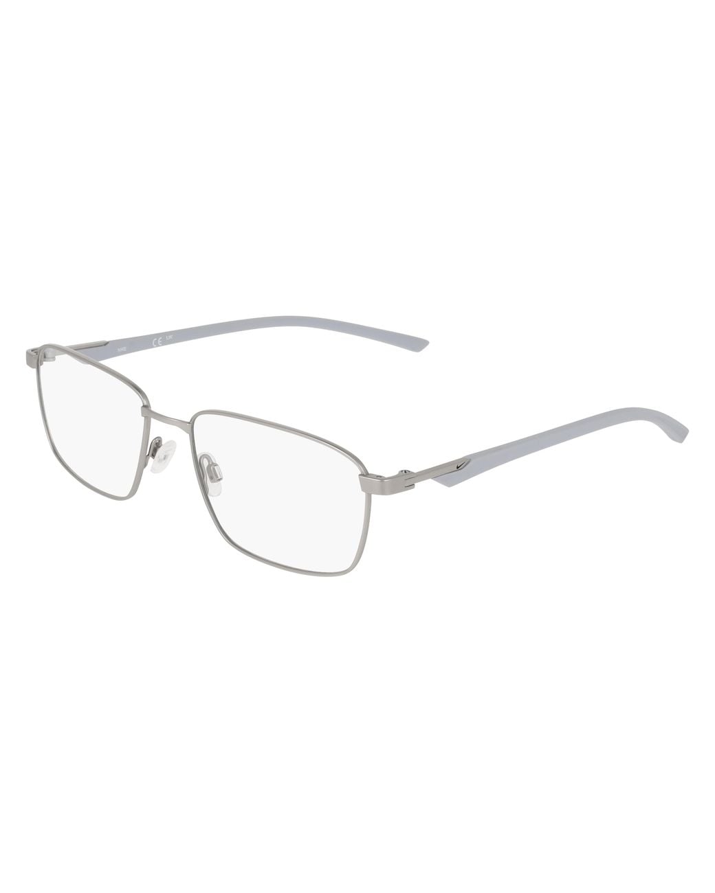 Nike Black 4322 045 Optical Frames Metal Squared Normal for men