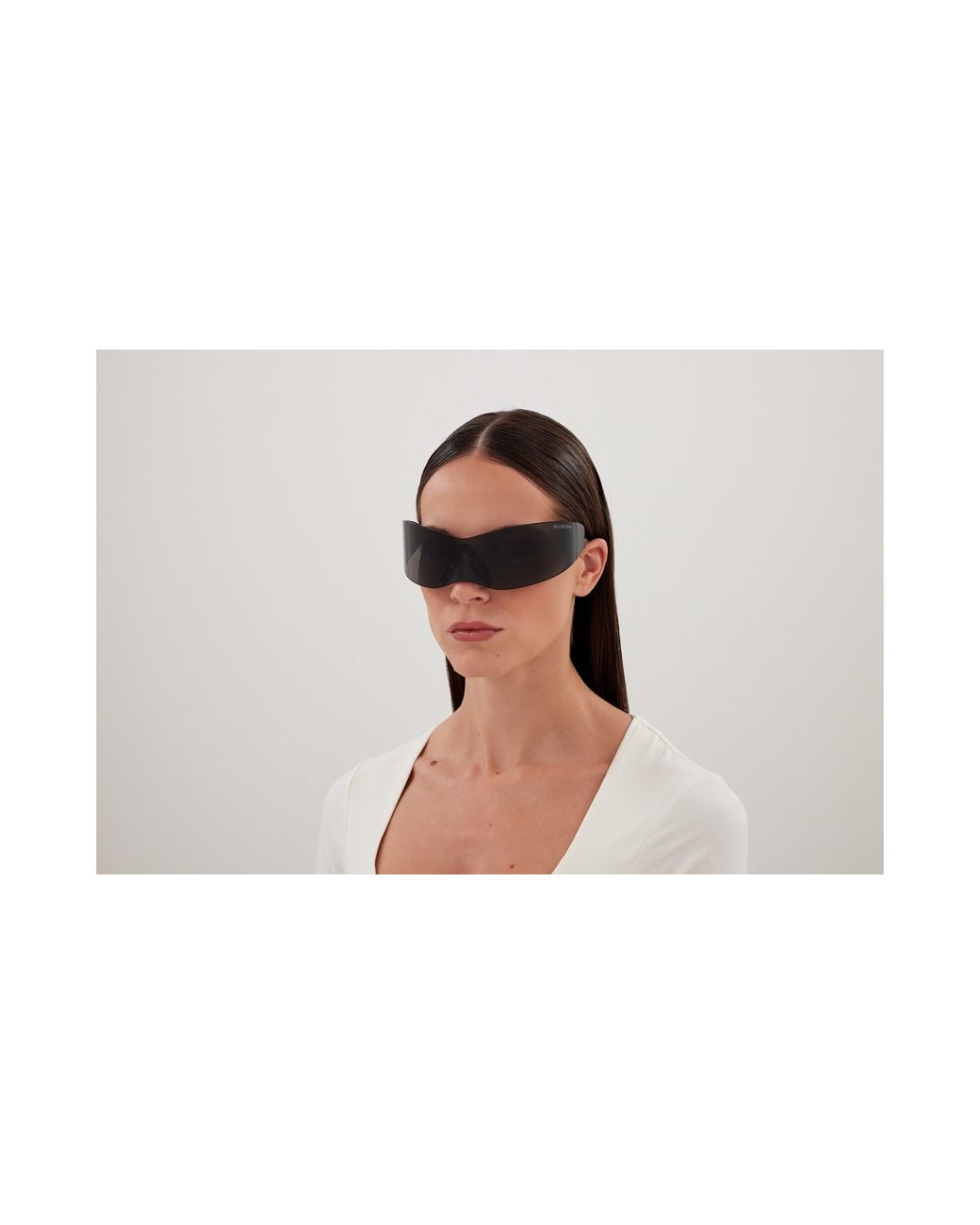 Balenciaga Black Bb0299S 001 Sunglasses Nylon Mask