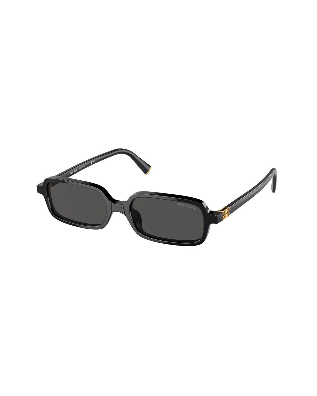 Miu Miu Black Mu 11Zs 16K5S0 Sunglasses Acetate Squared Normal