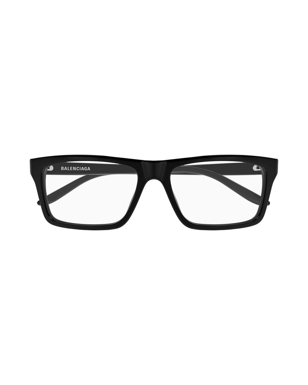 Balenciaga Black Bb0499O 001 Optical Frames Acetate Transparent Squared for men
