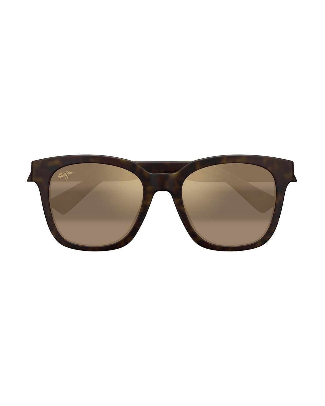 Maui Jim Black Mj0653Sa 002 Occhiali Da Sole Bio-Iniettato Bronzo Rotonda