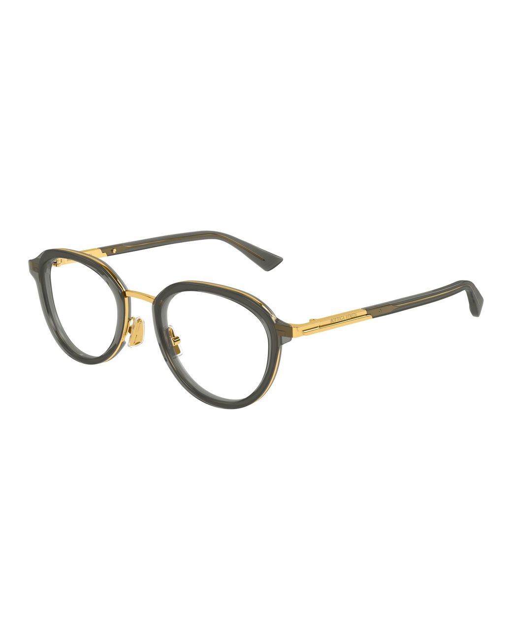 Bottega Veneta Black Bv1377Oa 008 Optical Frames Acetate Transparent Round