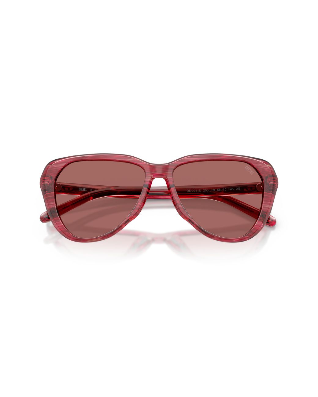 DIESEL Black Dl2011U 203869 Sunglasses Acetate Pilot Normal