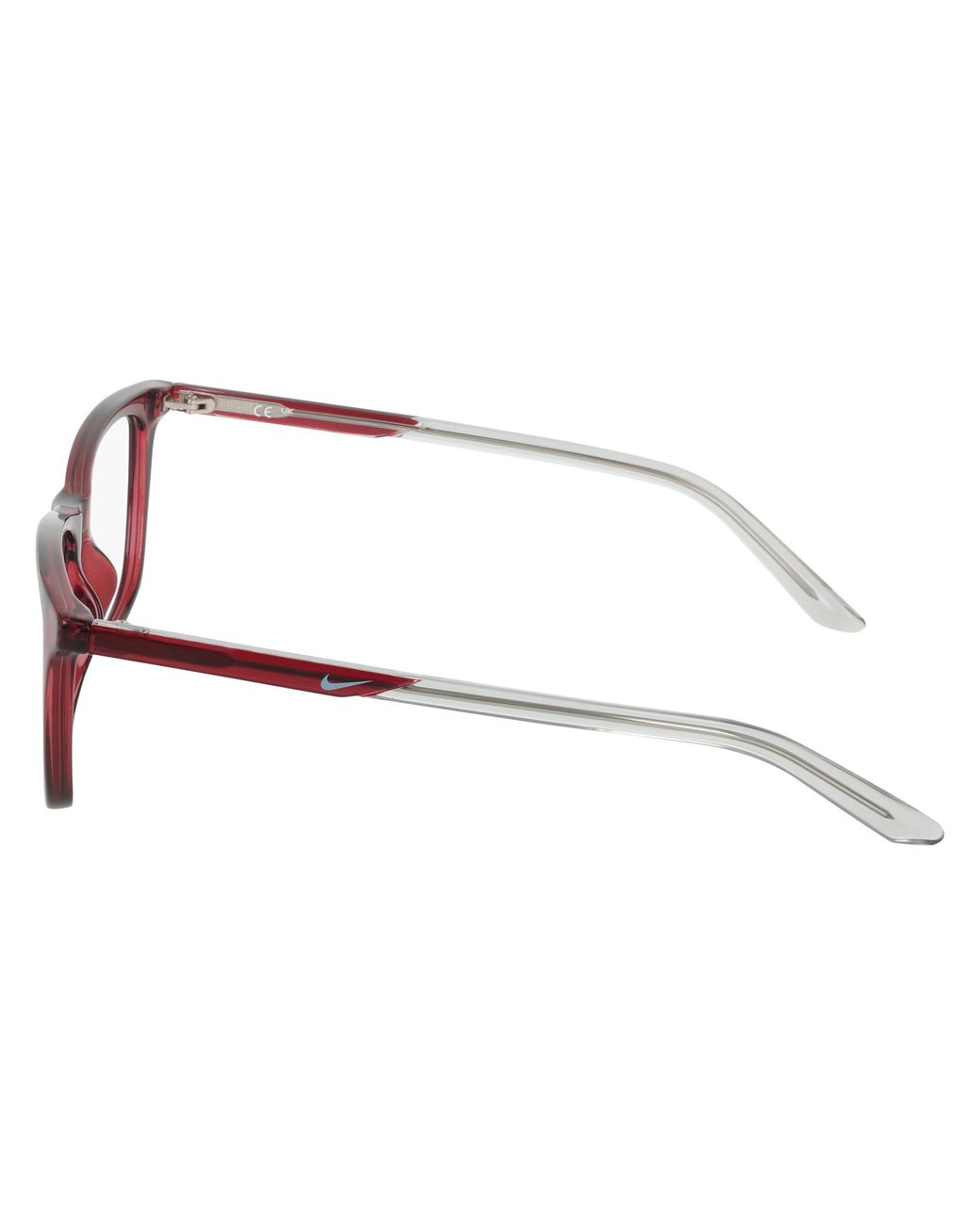 Nike Black 7132 601 Optical Frames Bio-Injected Squared Normal for men