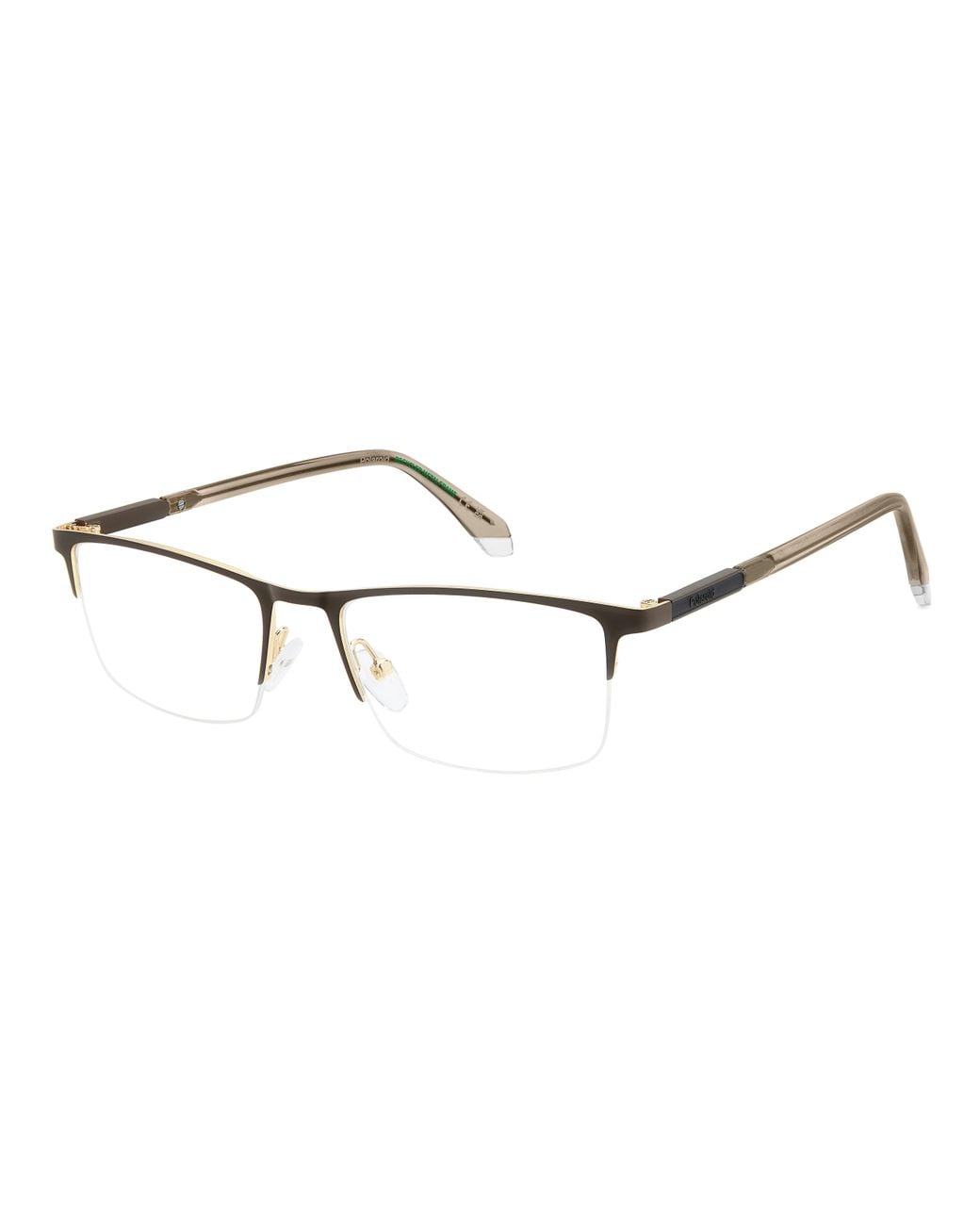 Polaroid Black Pld D599 Ufm Optical Frames Metal Squared Normal for men