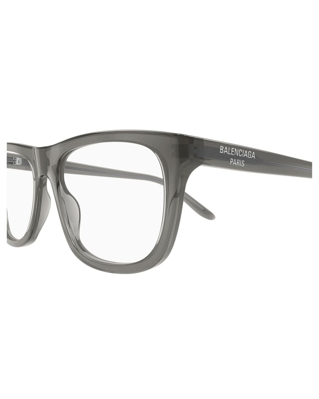 Balenciaga Black Bb0498O 004 Optical Frames Acetate Transparent Squared for men
