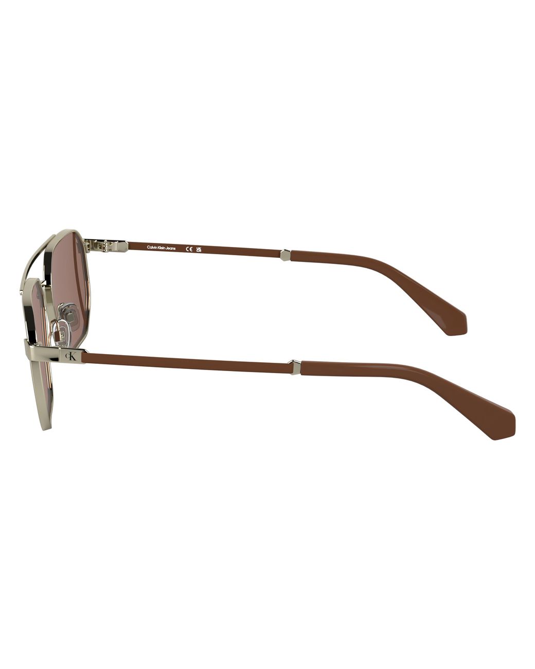 Calvin Klein Black Ckj25202S 718 Sunglasses Metal Squared Normal