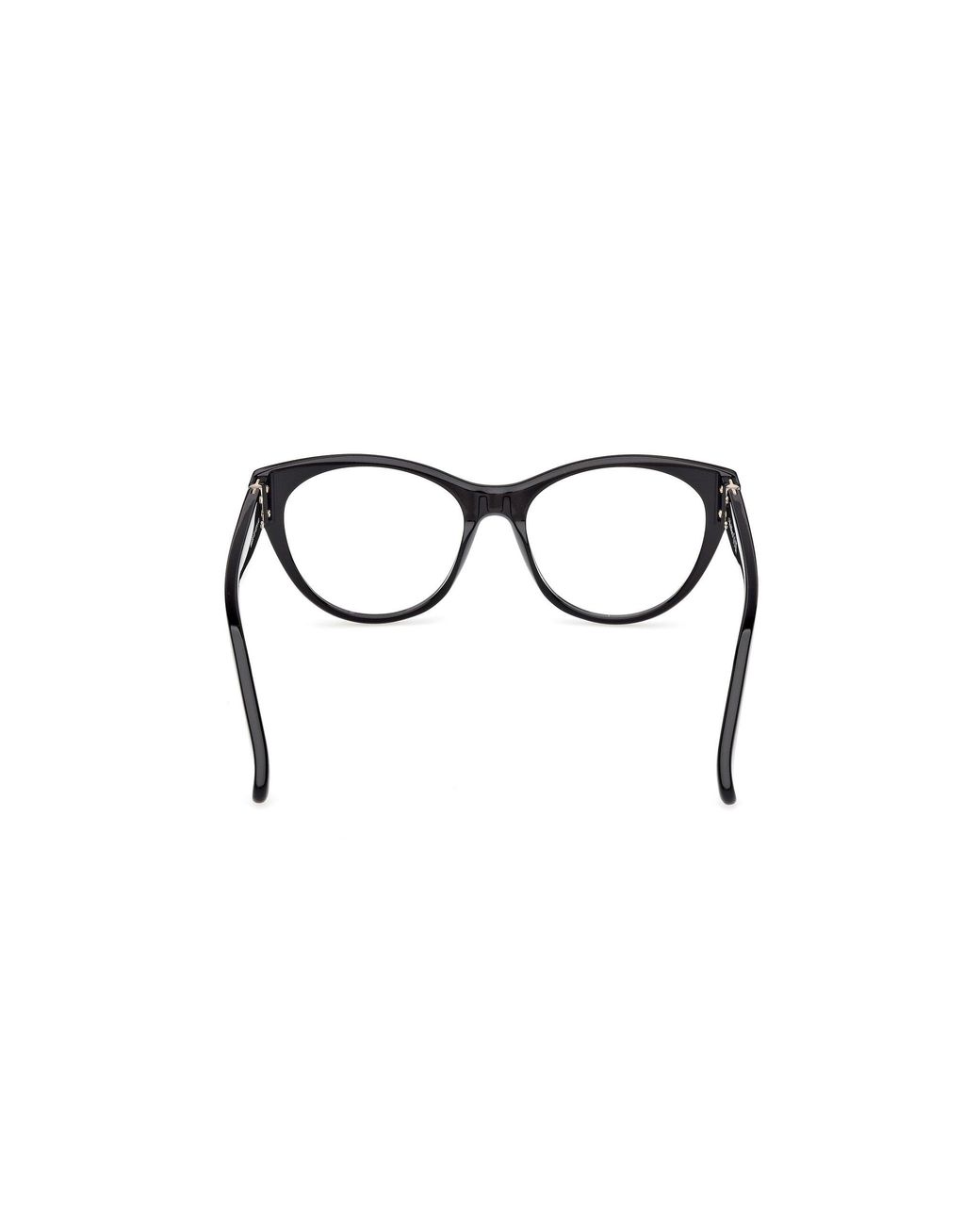 Max Mara Black Mm5205 001 Optical Frames Acetate Round Normal