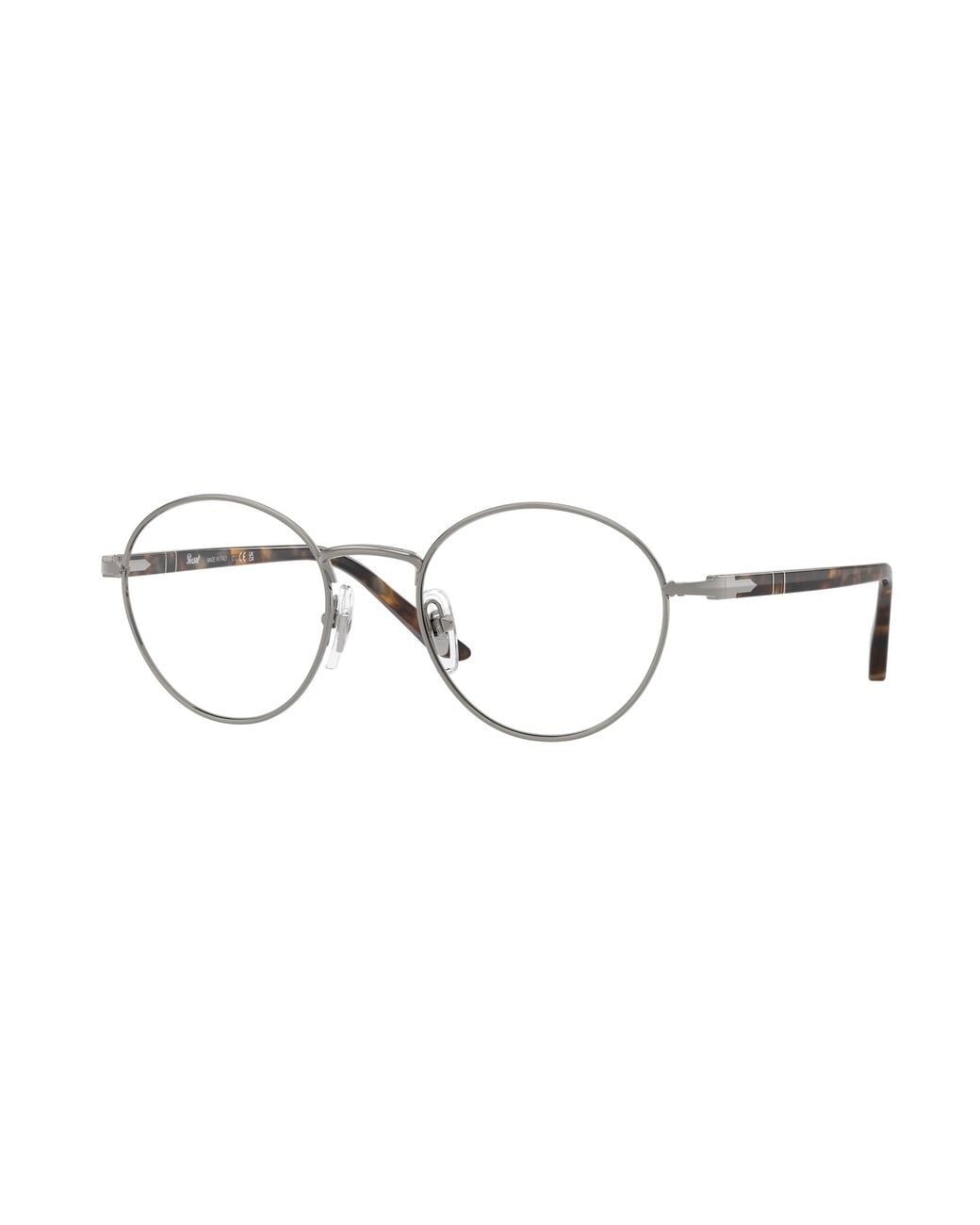 Persol Black Po1032V 513 Optical Frames Steel Transparent Round Normal