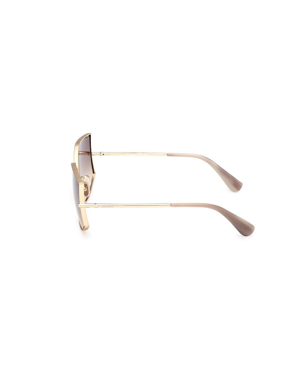 Max Mara Black Mm0142 Menton-4 32F Sunglasses Metal Cat Eye Normal