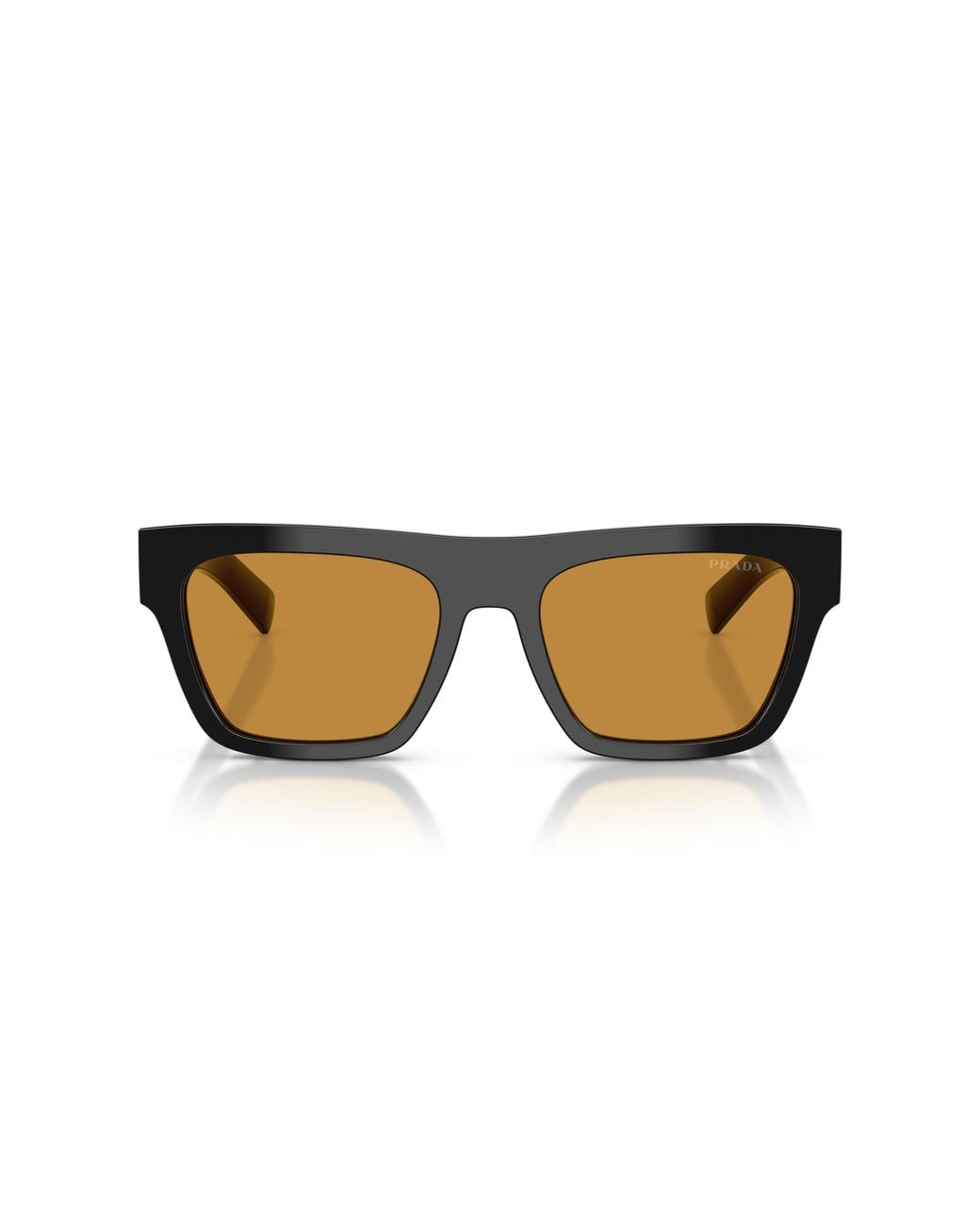 Prada Black Pr C03S 16K50P Sunglasses Acetate Squared Normal for men